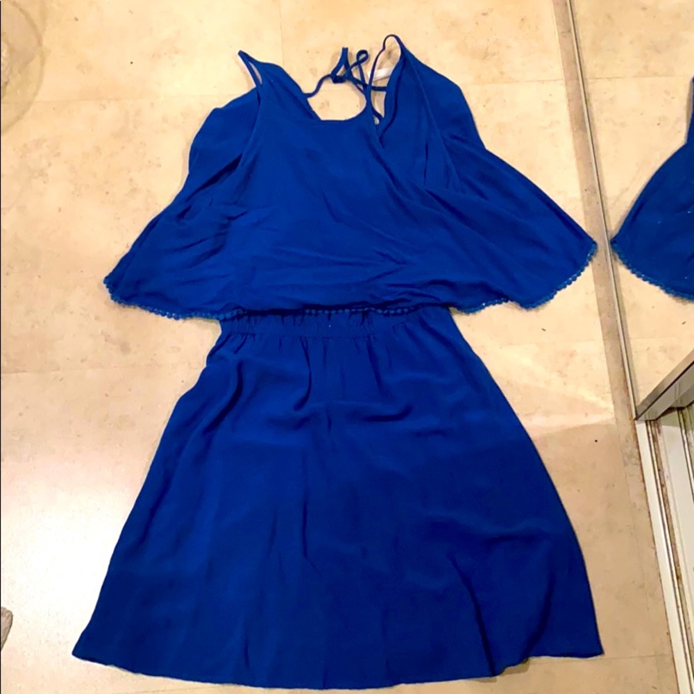 Blue dress